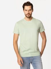 Акція на Футболка бавовняна довга чоловіча Lee Cooper Classic-1160 L Зелена від Rozetka
