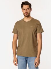 Акція на Футболка бавовняна довга чоловіча Lee Cooper Oslo-8515 XL Хакі від Rozetka