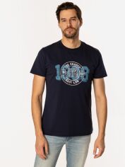 Акція на Футболка бавовняна довга чоловіча Lee Cooper Run Club-1160 XL Чорна від Rozetka