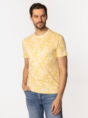 Акція на Футболка бавовняна довга чоловіча Lee Cooper Lemon-3170 2XL Жовта від Rozetka
