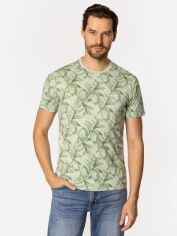 Акція на Футболка бавовняна довга чоловіча Lee Cooper Lemon-3170 2XL Зелена від Rozetka