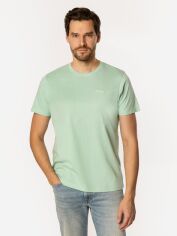 Акція на Футболка бавовняна довга чоловіча Lee Cooper Obutch-875 XL М'ятна від Rozetka