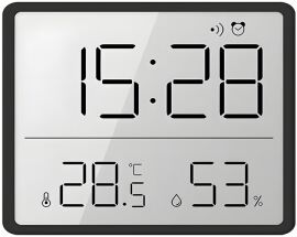 Акція на Багатофункціональний електронний годинник Xiaomi YIDA Time 8218 Black від Rozetka