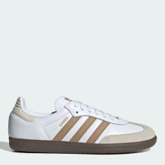 Акція на Жіночі кеди низькі Adidas Samba Og JR0912 39.5 (6UK) 24.5 см Ftwwht/Cardbo/Gum5 від Rozetka