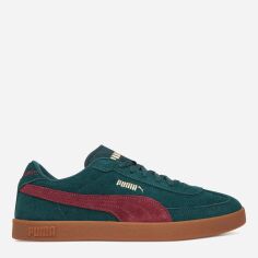 Акція на Жіночі кеди низькі Puma Club II Era Suede 40071712 40 (6.5UK) 25.5 см Green Terrain-Ruby Shimmer від Rozetka