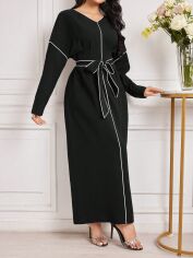 Акція на Сукня осіння жіноча SHEIN GD-00201756 S Чорна від Rozetka