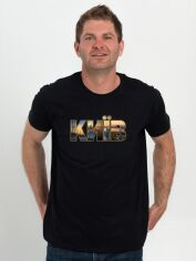 Акція на Футболка бавовняна довга чоловіча Sol's Imperial Київ DTF11500309/409 XL Чорна від Rozetka