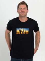 Акція на Футболка бавовняна довга чоловіча Sol's Imperial Kyiv evening DTF11500309/411XXL 2XL Чорна від Rozetka