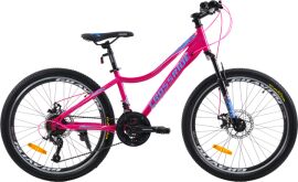Акція на Велосипед Crossride MТВ ST "Molly Lady" 24" 11" Рожевий (0225-110-3) від Rozetka