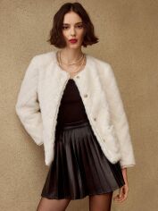 Акція на Куртка демісезонна жіноча SHEIN GD-00200086 S Біла від Rozetka
