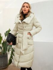 Акція на Пальто жіноче SHEIN GD-00198413 S Бежеве від Rozetka
