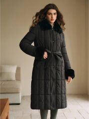 Акція на Пальто жіноче SHEIN GD-00198580 S Чорне від Rozetka
