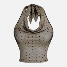 Акція на Топ жіночий SHEIN GD-00220976 L Чорний від Rozetka