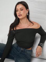 Акція на Топ жіночий SHEIN GD-00223408 L Чорний від Rozetka