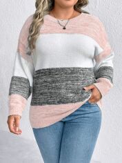 Акція на Джемпер жіночий SHEIN GD-00218865 US 28/30 Світло-рожевий від Rozetka