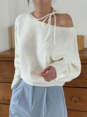 Акція на Джемпер жіночий SHEIN GD-00193506 M Білий від Rozetka