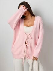 Акція на Кардиган жіночий SHEIN GD-00214709 L Рожевий від Rozetka