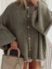 Акція на Кардиган жіночий SHEIN GD-00197784 XL Зелений від Rozetka