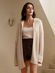 Акція на Кардиган жіночий SHEIN GD-00214855 M Хакі від Rozetka