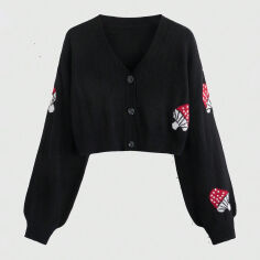 Акція на Кардиган жіночий SHEIN GD-00198923 S Чорний від Rozetka