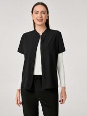 Акція на Сорочка жіноча SHEIN GD-00198039 S Чорна від Rozetka