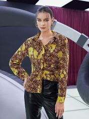 Акция на Блузка жіноча SHEIN GD-00200839 XS Різнокольорова от Rozetka