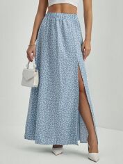 Акція на Спідниця літня жіноча SHEIN GD-00198001 XL-Tall Блакитна від Rozetka
