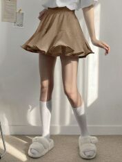 Акція на Спідниця літня жіноча SHEIN GD-00220642 M Пісочна від Rozetka