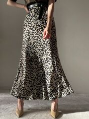Акція на Спідниця літня жіноча SHEIN GD-00215667 S Кремова від Rozetka
