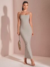 Акція на Сукня жіноча SHEIN GD-00219366 XS Сіра від Rozetka