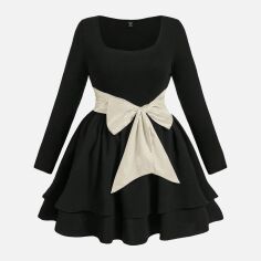 Акція на Сукня осіння жіноча SHEIN GD-00227702 2XL Бежева від Rozetka