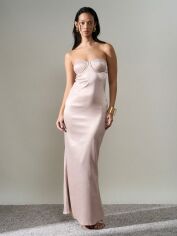Акція на Сукня літня жіноча Shein GD-00227717 XS Кремове від Rozetka