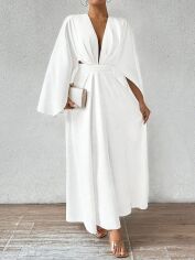 Акція на Сукня жіноча SHEIN GD-00197725 0XL Біла від Rozetka