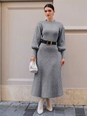 Акція на Сукня жіноча SHEIN GD-00211826 L Сіра від Rozetka