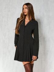 Акція на Сукня осіння жіноча SHEIN GD-00221015 L Чорна від Rozetka