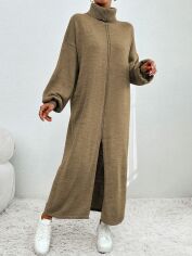 Акція на Сукня жіноча SHEIN GD-00193852 L Пісочна від Rozetka