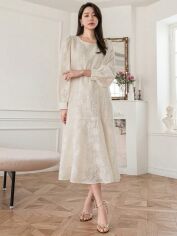 Акція на Сукня осіння жіноча SHEIN GD-00218794 S Бежева від Rozetka