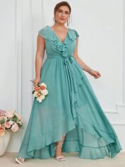 Акція на Сукня жіноча SHEIN GD-00197789 2XL Зелена від Rozetka