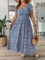 Акція на Сукня жіноча SHEIN GD-00215337 3XL Комбінована від Rozetka