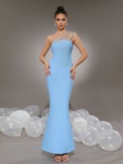 Акція на Сукня жіноча SHEIN GD-00224511 S Блакитна від Rozetka