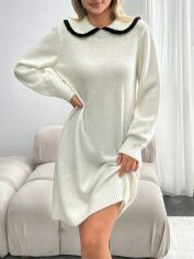 Акція на Сукня осіння жіноча SHEIN GD-00193658 One Size Біла від Rozetka