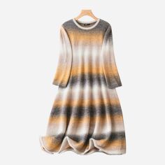 Акція на Сукня осіння жіноча SHEIN GD-00211161 0XL Комбінована від Rozetka