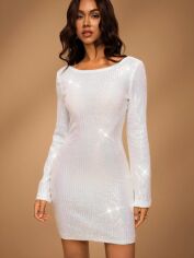 Акція на Сукня літня жіноча Shein GD-00216052 S Біла від Rozetka