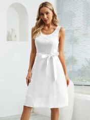 Акція на Сукня жіноча SHEIN GD-00198273 S Біла від Rozetka