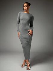 Акція на Сукня осіння жіноча SHEIN GD-00212818 S Срібляста від Rozetka