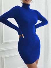 Акція на Сукня осіння жіноча SHEIN GD-00193720 L Синя від Rozetka