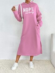 Акція на Сукня осіння жіноча SHEIN GD-00199872 XS Рожева від Rozetka