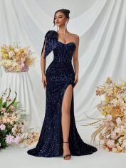 Акція на Сукня жіноча SHEIN GD-00215769 S Темно-синя від Rozetka