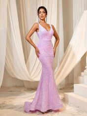 Акція на Сукня жіноча SHEIN GD-00224664 S Світло-рожева від Rozetka