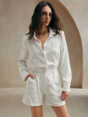 Акція на Костюм жіночий SHEIN GD-00227390 L Білий від Rozetka
